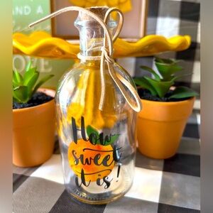 🍊 DECORATIVE GLASS JAR 🍊